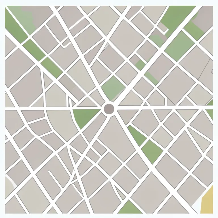 Illustration AI image — city map illustration