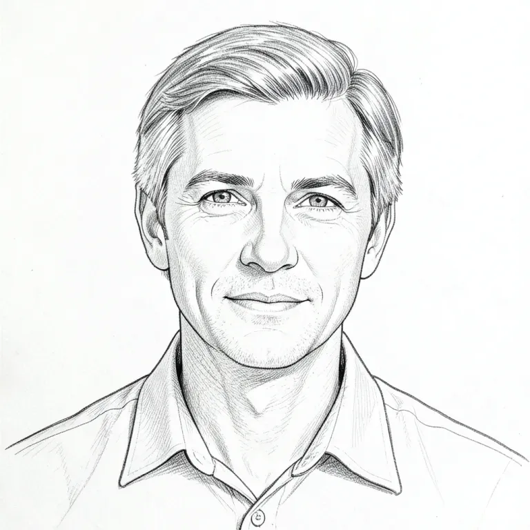 Sketch AI image — portrait line drawing