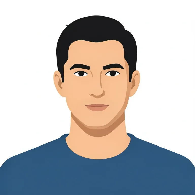Avatar AI image — minimalist portrait icon, flat colors