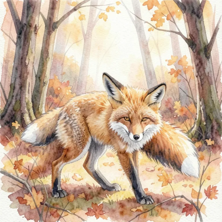 Watercolor AI image example